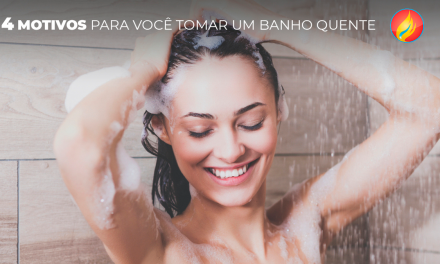 4 motivos para você tomar um banho quente